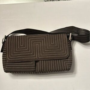 Vintage Genuine Bally Handbag in Brown.Made in Italy